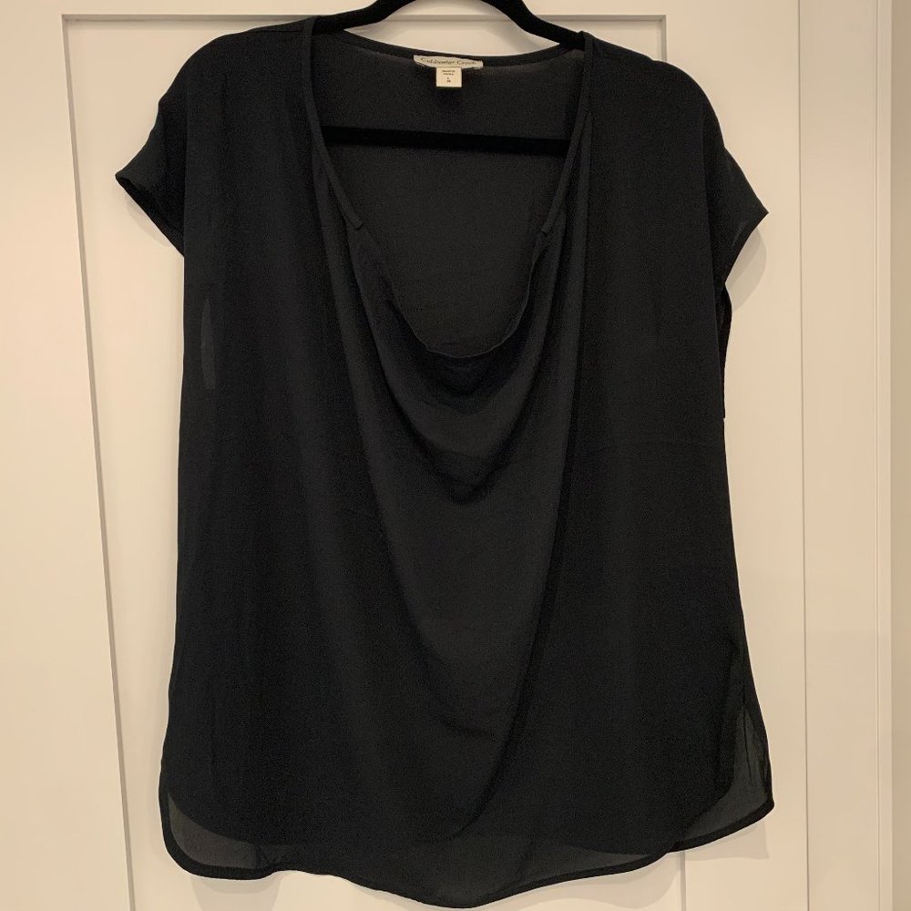 Coldwater Creek, Size 14, Chiffon Short Sleeve Blouse